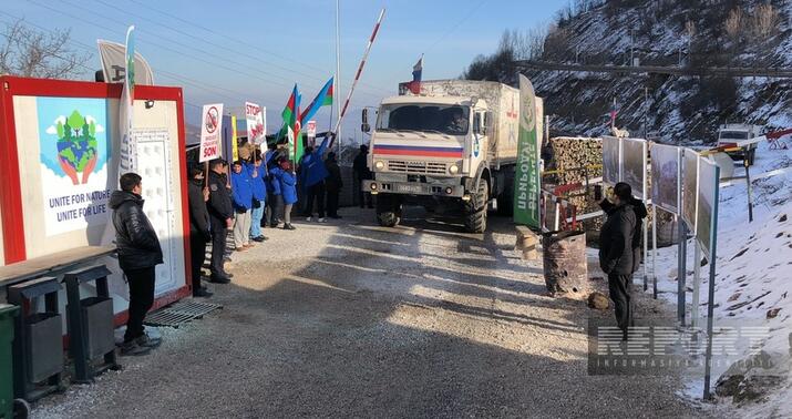 Sülhməramlıların daha 29 avtomobili Laçın yolundan keçdi –