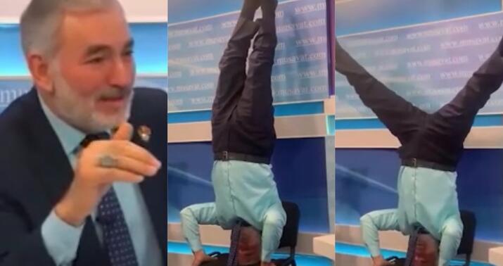 Nemət Pənahlı canlı yayında başıüstə dayandı -