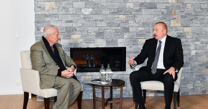 İlham Əliyev Rafik Hanbali ilə görüşdü –