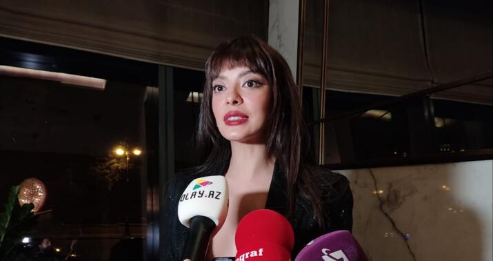 Selin Şekerçi Bakıda gözəlliyi ilə diqqət çəkdi -