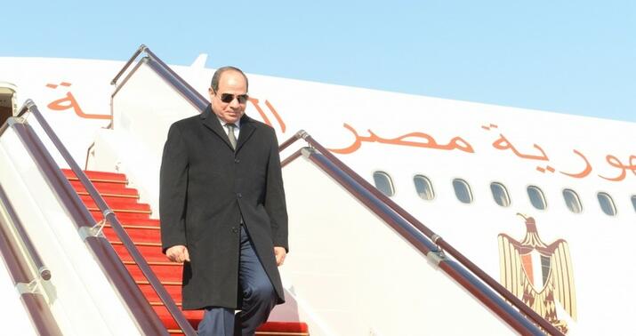 Misir Prezidenti Azərbaycana gəldi