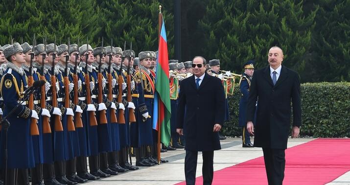 Misir Prezidentinin rəsmi qarşılanma mərasimi –