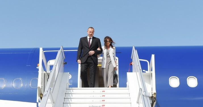 İlham Əliyev Macarıstana getdi