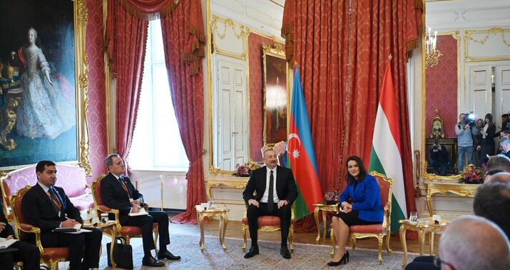 Prezidentlərin geniş tərkibdə görüşü oldu -