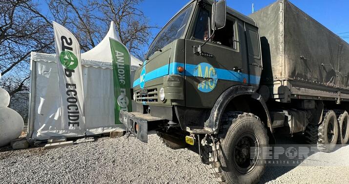 Sülhməramlıların daha 57 avtomobili Laçın yolundan keçdi –