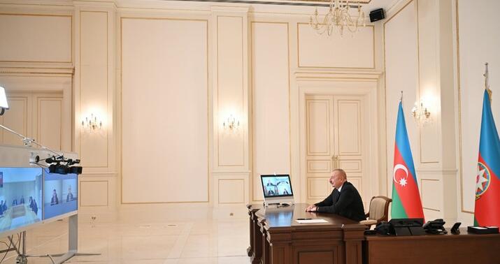 Prezident TBMM üzvlərini videokonfrans formatında qəbul etdi –