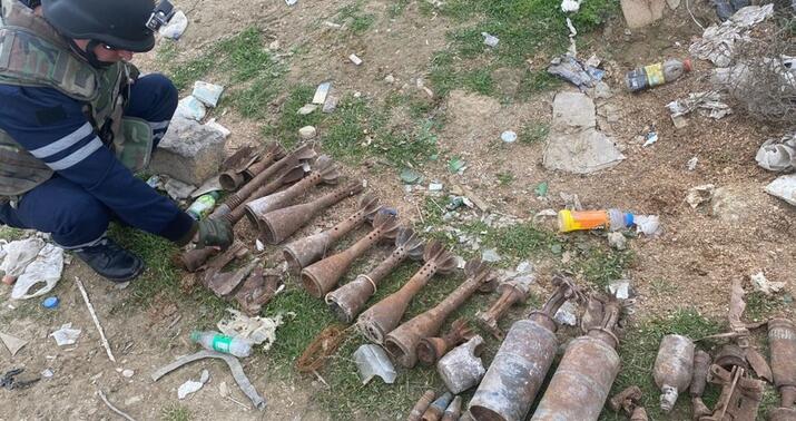 Binəqədidə hərbi sursat aşkarlandı –