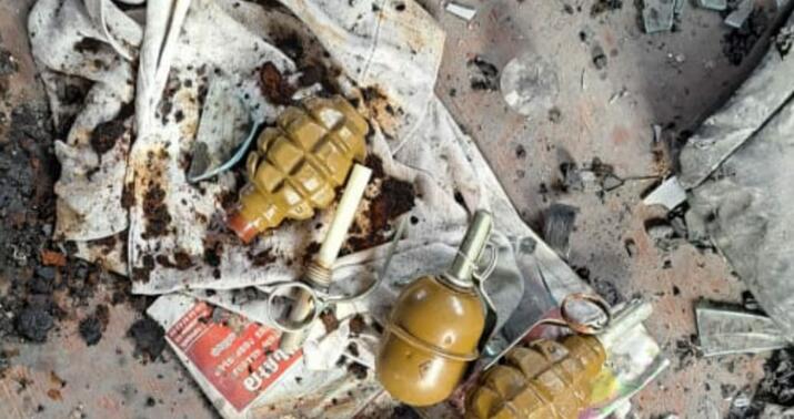 Zabuxda evdən qumbara tapıldı