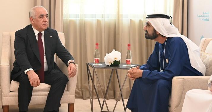 Əli Əsədov BƏƏ-nin vitse-prezidenti ilə görüşdü