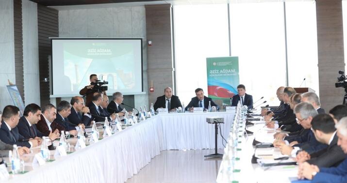 Ağdamda şəhərsalma məsələləri üzrə işçi qrupunun iclası keçirildi