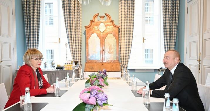 Əliyev ATƏT-in Baş katibi ilə görüşdü