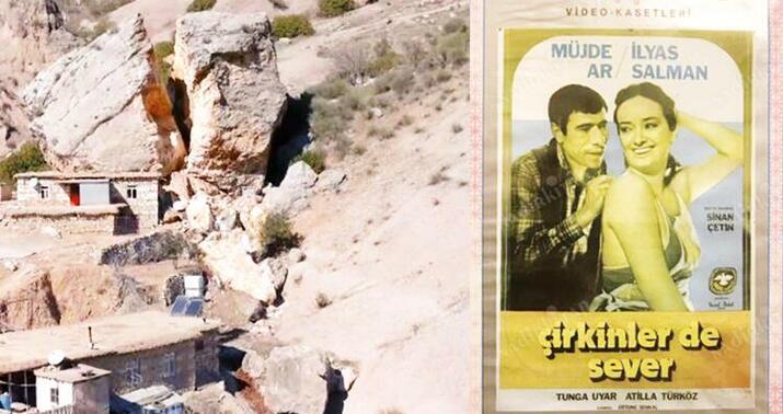 Zəlzələ məşhur filmdəki qayanı ikiyə böldü, evdə ilişib qaldı