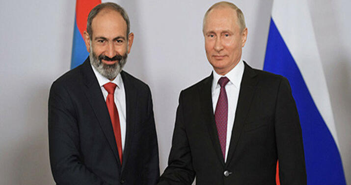 Putinlə Paşinyanla üçtərəfli bəyanatların icrasını müzakirə etdi