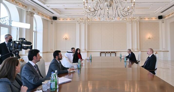 İlham Əliyev İslam İnkişaf Bankı qrupunun prezidentini qəbul etdi -