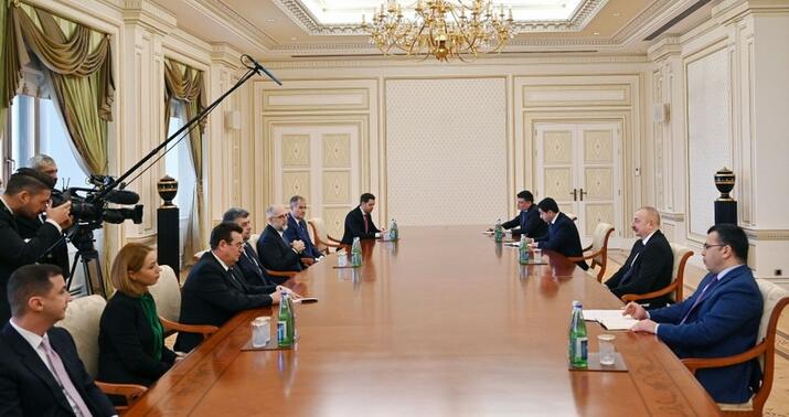 Prezident Rumıniya Parlamentinin nümayəndə heyətini qəbul etdi –