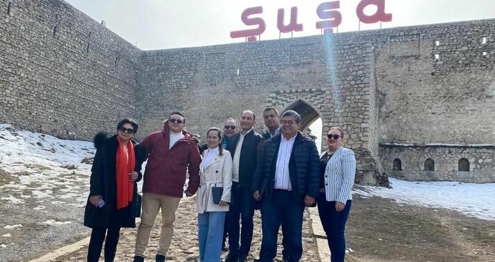Meksikalı deputatlar Şuşada -