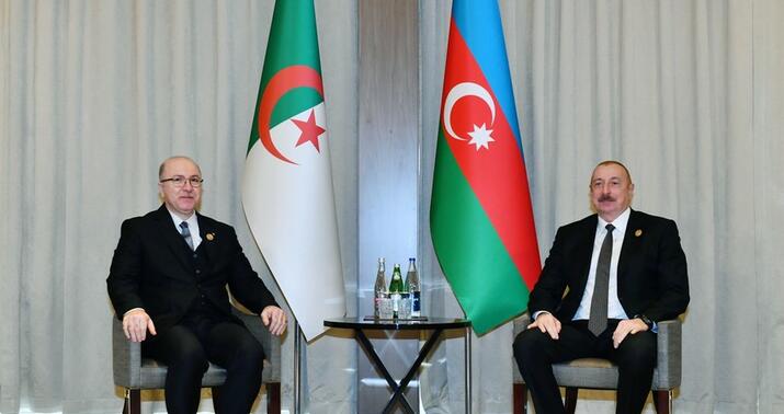 Prezident Əlcəzairin Baş naziri ilə görüşdü –
