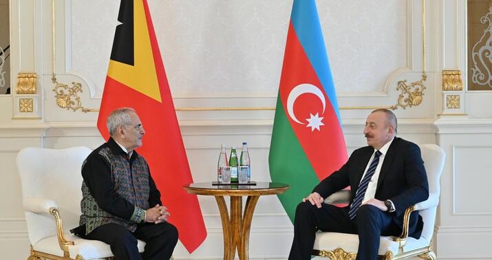 İlham Əliyev Jose Ramos Horta ilə görüşdü