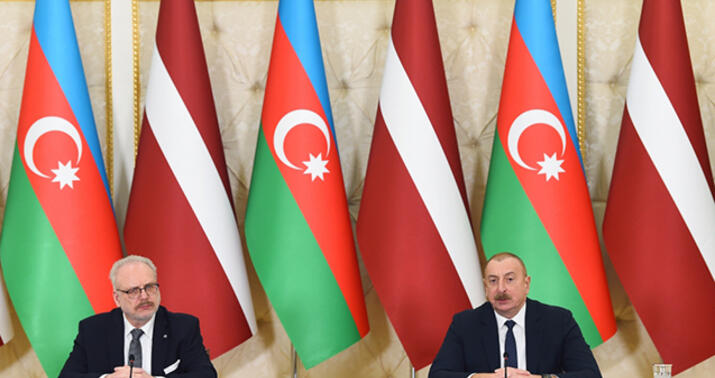 Əliyev və Levits mətbuata bəyanatlarla çıxış etdi –
