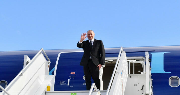 İlham Əliyevin Almaniyaya işgüzar səfəri başa çatdı