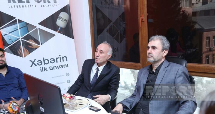 Qurban Yaquboğlu Report Media Məktəbində -