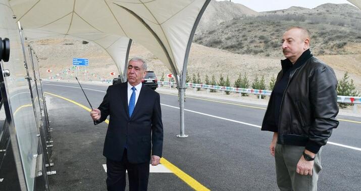 Prezident Talış-Tapqaraqoyunlu-Qaşaltı sanatoriyası yolunun açılışını etdi