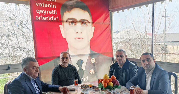 Abşeronda şəhid ailələri bayram günlərində ziyarət edildi -