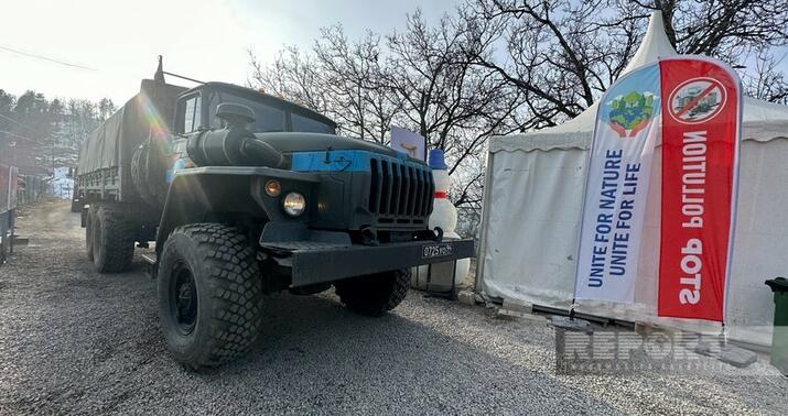 Xankəndi-Laçın yolunda sülhməramlıların avtomobilləri maneəsiz keçdi -