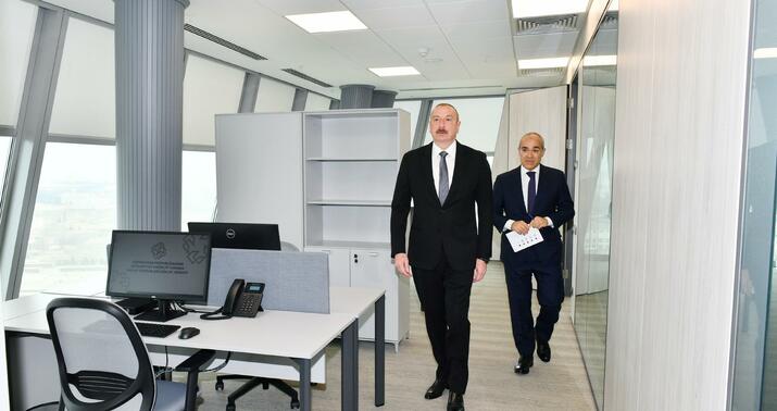 Prezident açılışda iştirak etdi -