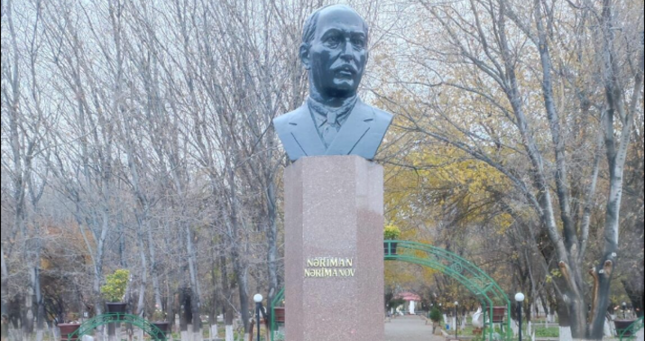 Nəriman Nərimanovun heykəli yerinə qaytarıldı