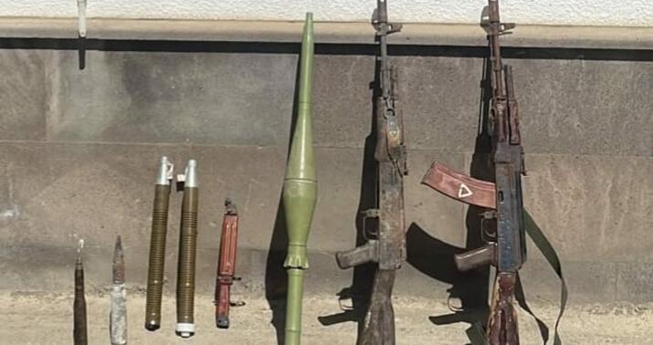 Xocavənddə silah-sursat aşkarlandı