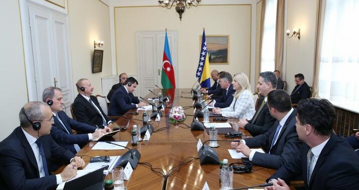 Prezidentin Tsviyanoviçlə geniş tərkibdə görüşü oldu -