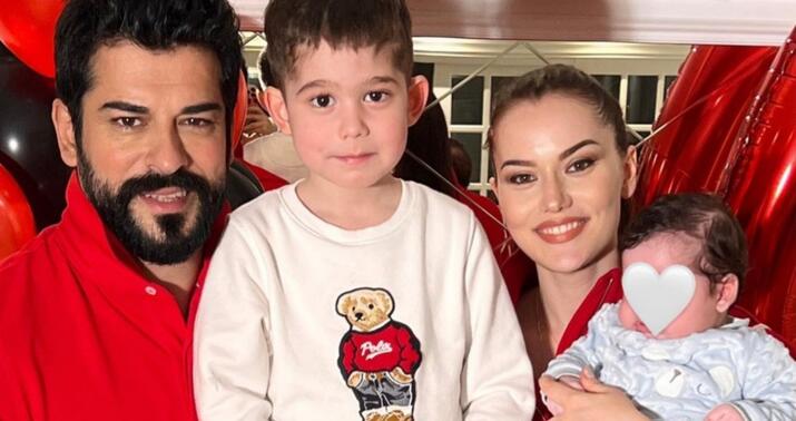 Burak və Fəxriyyə oğlunun 4 yaşını belə qeyd etdilər -