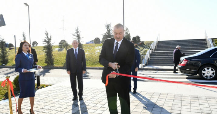 Prezident Salyanda “ASAN xidmət” Mərkəzinin açılışını etdi