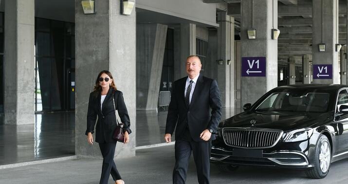 Prezident və xanımı Nərə Damazlıq Təsərrüfatında yaradılan şəraitlə tanış oldu