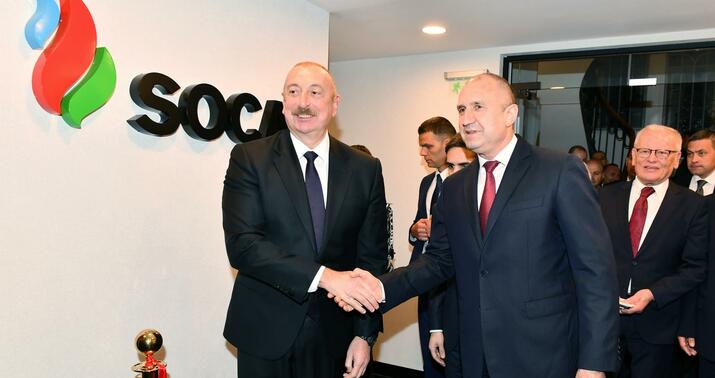 Prezident SOCAR-ın Sofiyadakı ofisinin açılışında -