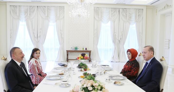 Azərbaycan və Türkiyə prezidentləri birgə nahar etdi