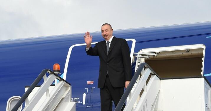 İlham Əliyevin Türkiyəyə işgüzar səfəri başa çatdı
