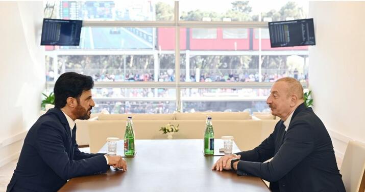 İlham Əliyev Beynəlxalq Avtomobil Federasiyasının prezidentini qəbul etdi -