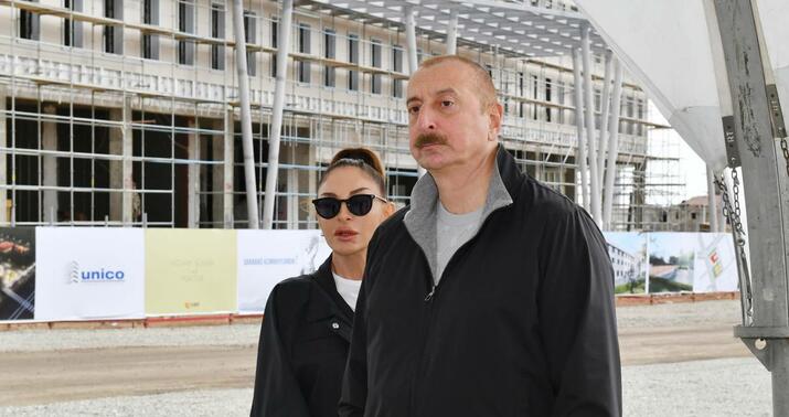 Prezident və xanımı Şuşada bir sıra tədbirlərdə iştirak etdi