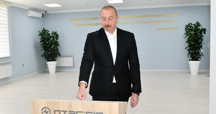 Şuşa Elektrik Şəbəkələrinin İnnovativ Texnologiyalar Mərkəzinin açılışı oldu