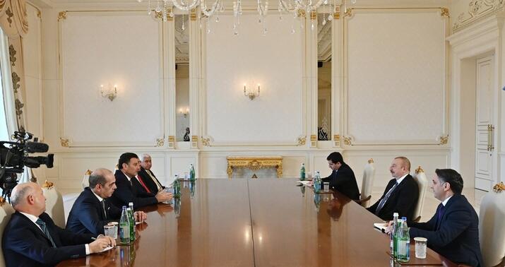 İlham Əliyev Əhməd Əs-Səfadini qəbul etdi -