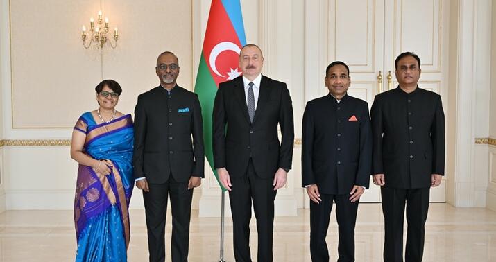 Prezident Hindistanın yeni səfirini qəbul etdi -