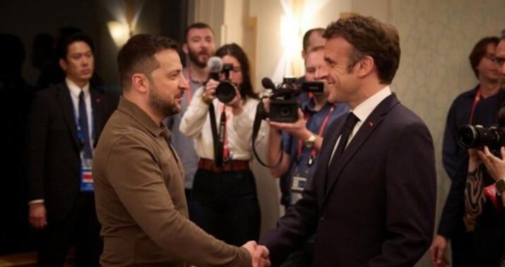 Zelenski ilə Makron arasında kritik görüş