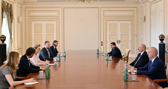 İlham Əliyev Marqareta Sederfelti qəbul etdi