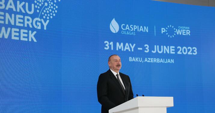 Prezident beynəlxalq tədbirin açılışında iştirak etdi -