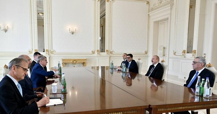 İlham Əliyev Tomas Baxı qəbul etdi -