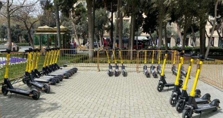 Milli Park ərazisində skuterlər üçün maksimal sürət həddi müəyyənləşdi