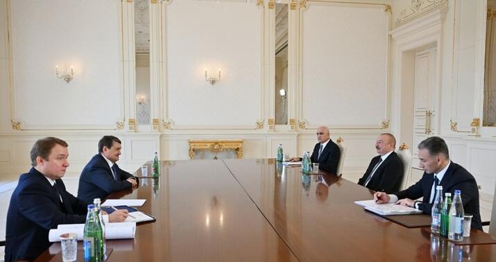 İlham Əliyev Rusiya Prezidentinin köməkçisini qəbul etdi