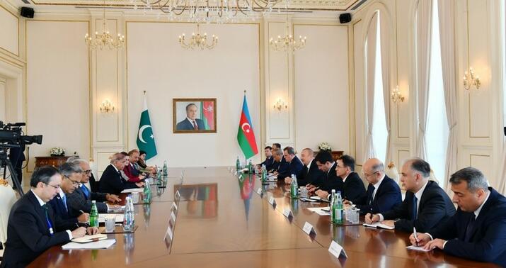 İlham Əliyev və Şahbaz Şərifin geniş tərkibdə görüşü keçirildi -